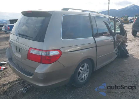 2007 Honda Odyssey Ex-L z USA, uszkodzony, nr VIN 5FNRL38787B444238